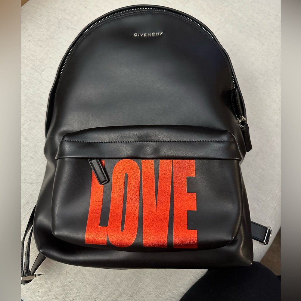 Givenchy metallic Love backpack